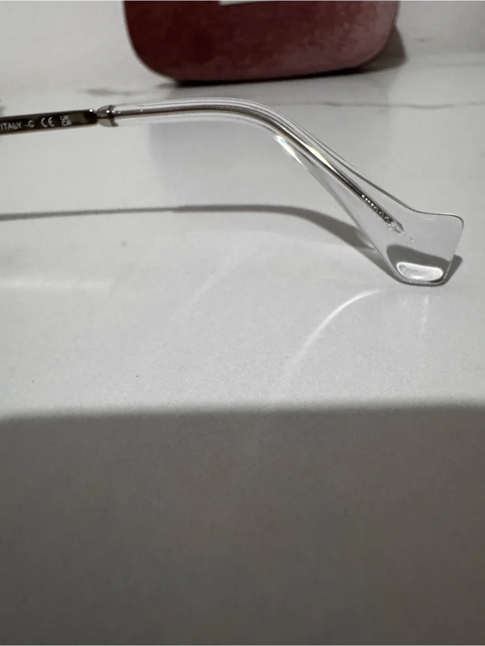 Miu Miu Rimless 2YK style  Sunglasses SIlver